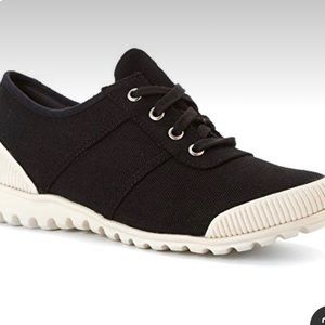COUGAR SHIMMIE WOMEN'S CANVAS SNEAKERS SHOES MEMORY FOAM BLACK SIZE 9